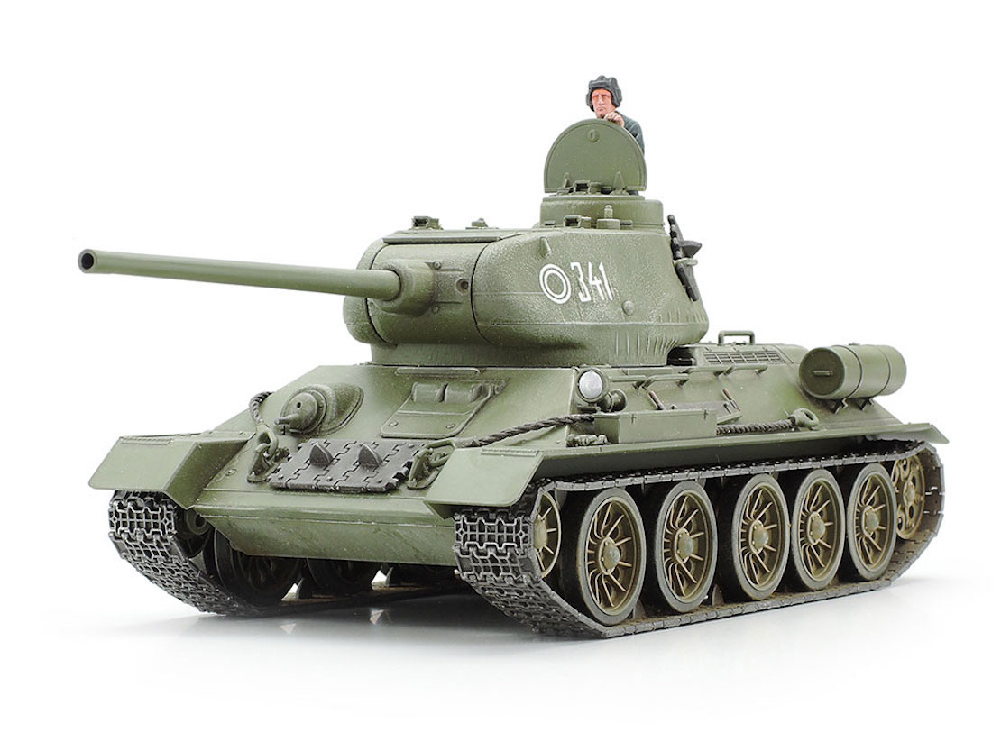 ソビエト軍の傑作T-34-85戦車がタミヤ製1/48プラモデルで登場！ – モノ